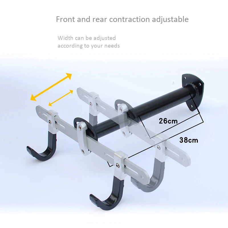 Регулируемая велосипедная Вешалка с крюком, настенная велосипедная стойка для хранения, велосипедная настенная вешалка с крюком для тяжелых велосипедов для внутреннего использования
