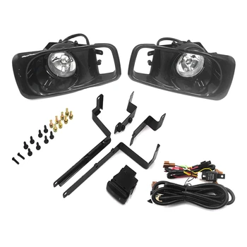 

Fit for 1999-2000 Honda Civic EK JDM White Lens Driving Fog Lights W Switch RH & LH