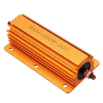 

RX24 200W 2R High Power Resistor Aluminium Housing Industrial Eletrical Equipment Supplies