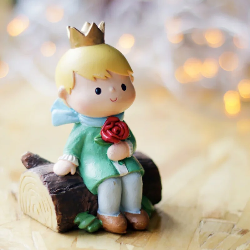 Мультяшные подарки искусство ремесла Маленький принц фигурка может быть украшена на рабочем столе/горшки/Торт украшения дома ZA