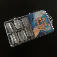 100 штук в упаковке, кристальная форма для ногтей, для маникюра, быстрое формование, для маникюра Кончиков Ногтей, фототерапия, маникюр