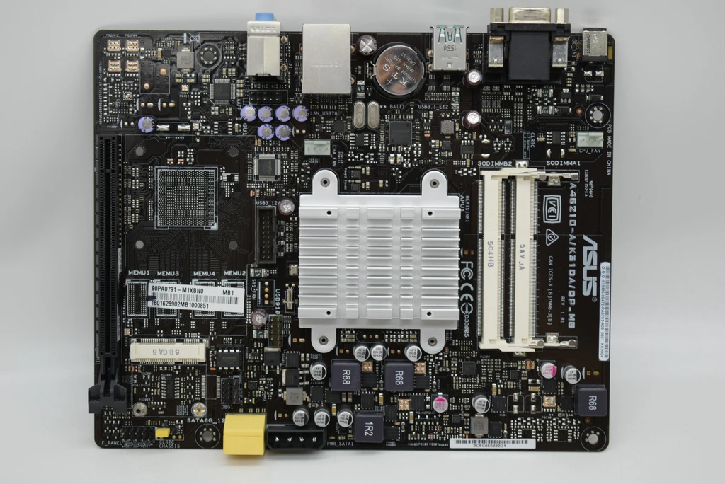 Для ASUS A46210-A/K31DA/DP_MB интегрированный четырехъядерный процессор/DC источник питания USB3.1 оригинальная подержанная материнская плата