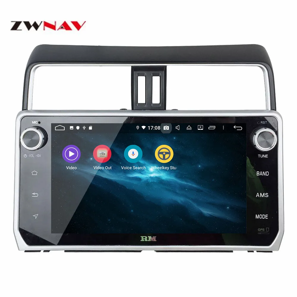 Android 9,0 PX5 PX6 Автомобильный gps навигатор Автомобильный dvd-плеер для Toyota Prado- мультимедийный плеер магнитофон головное устройство