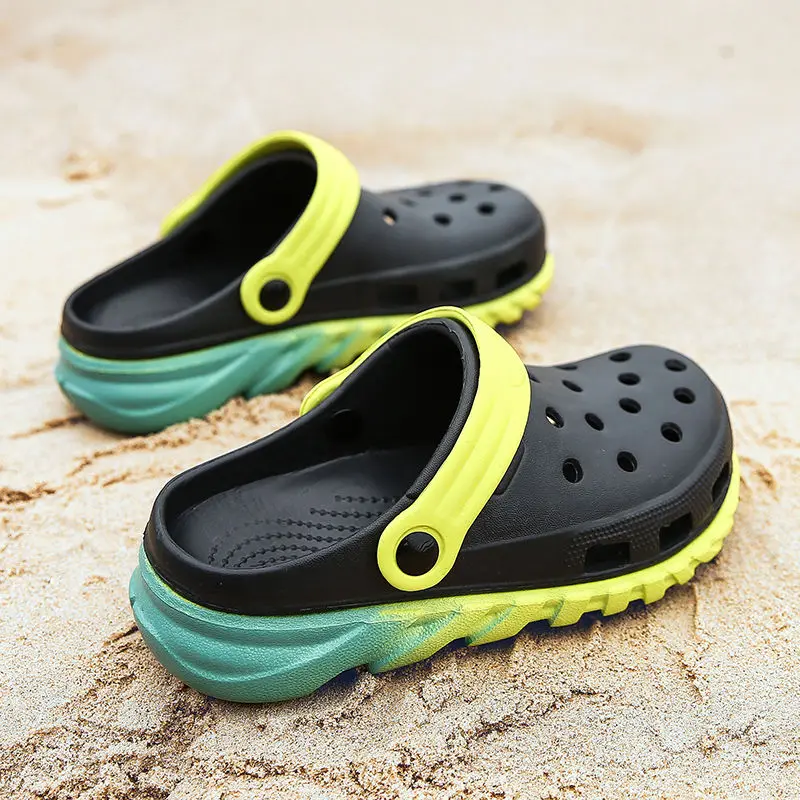 New Shoes Sandals Toddlers-Clogs Boys Child Girls Summer Unisex Slides Cool Breathable KJnrEyQqp