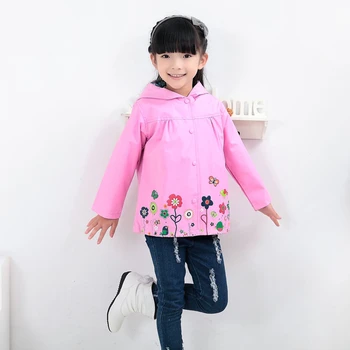 

Kids Outerwear Spring Autumn Rainwear Waterproof Jacket Children Clothes Baby Boys Raincoat New Arrival Rain Jacket Women CC50YY