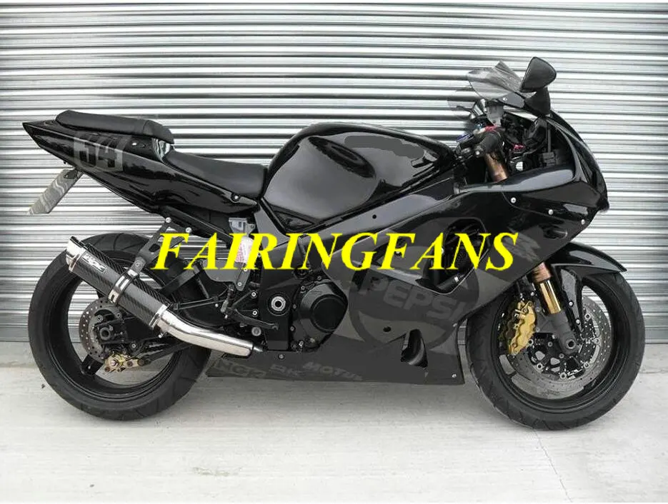 Высококлассный набор обтекателей для GSXR600 750 K1 01 02 03 GSXR 600 GSXR750 2001 2002 2003 ABS черный обтекатель КУЗОВ+ подарки SH13
