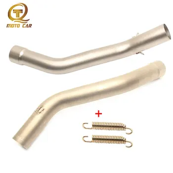 

Motorcycle Exhaust Escape Muffler Mid Tube Link Pipe for Kawasaki ZX6R ZX10R 2009 2010 2011 2012 2013 2014 2015 2016 2017 2018
