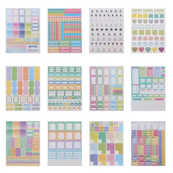 

1 Set Practical Durable Lightweight Portable Sticky Notes Message Notes Planner Sticker for Children Students Men Women