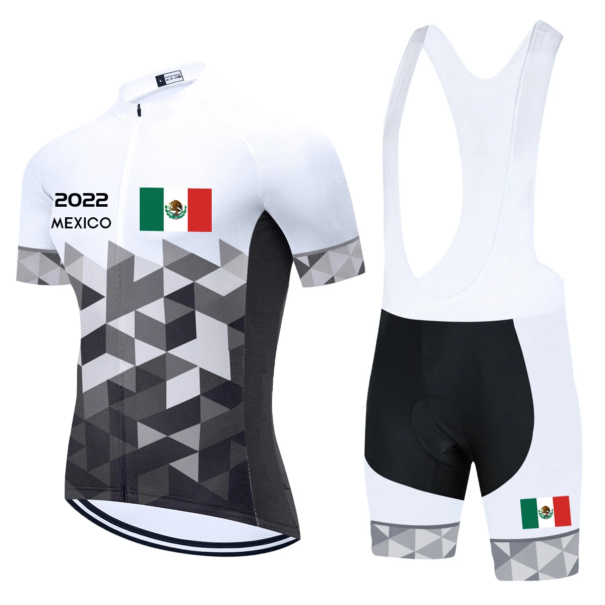 Squadra Nazionale Del Messico Abbigliamento Bici Da Corsa Uomo Summer Quick Dry Maglia Da Ciclismo Uomo Tenue Velo Homme 20D Gel Abbigliamento Da Cicl