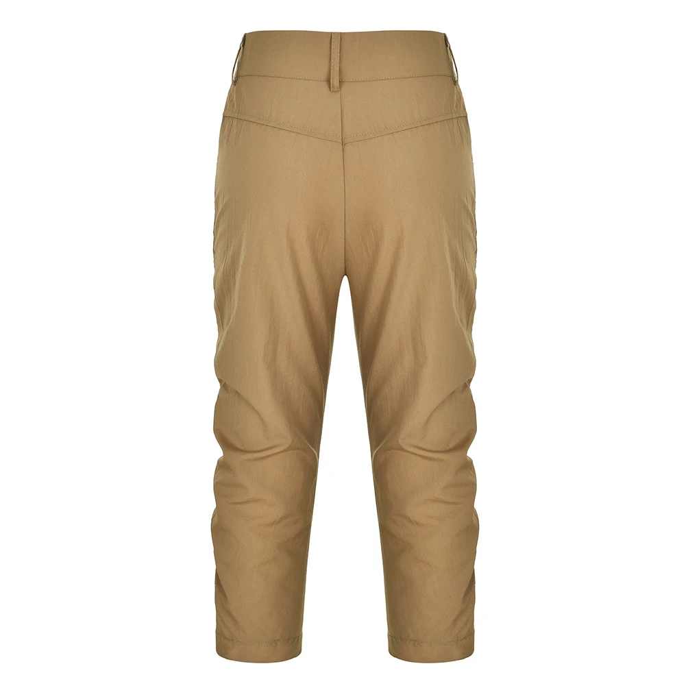 Женские брюки 3/4 на лето и осень, повседневные укороченные брюки Капри сэластичной резинкой на талии, модель 2020
