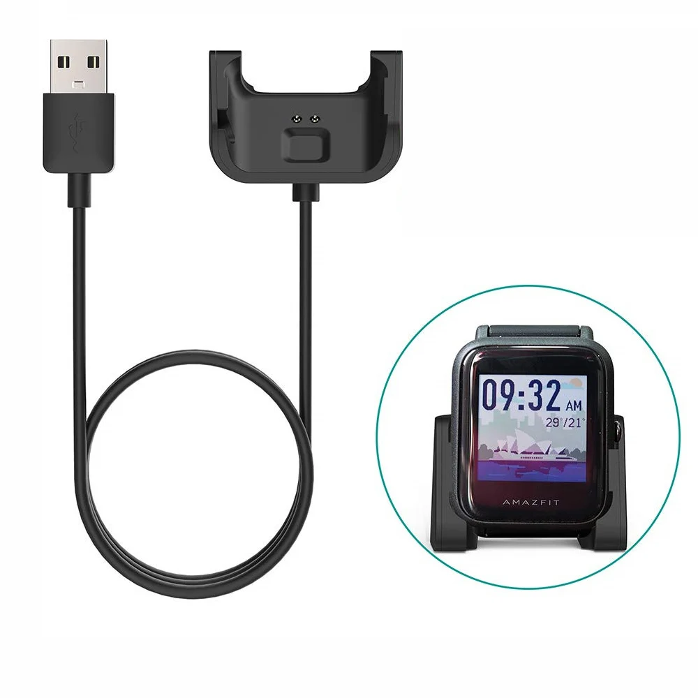 Compre Para Huami Amazfit Nexo / Amazfit A1807 Portable USB Charger Smart  Watch Cargo Dock de Carga en China