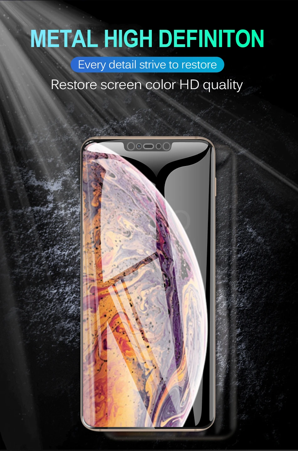 100D Защита экрана для IPhone 11 Pro 6 6S 8 7 Plus полная Защитная силиконовая пленка для IPhone 11 Pro XS Max XR X Гидрогелевая пленка