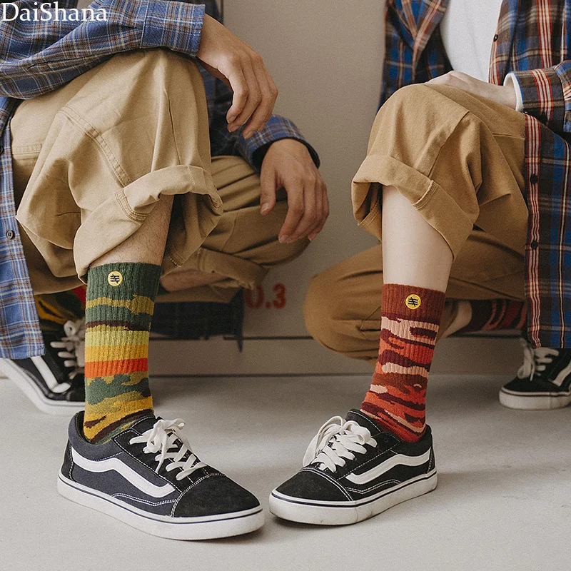 3Pairs New Fashion Unisex Sock Harajuku Korean Style Cotton Women Socks Skateboard Happy Crew Tide socks Meias Mujer EU36-44 31 Hb01dfb459c234a48b991cfd761341792C