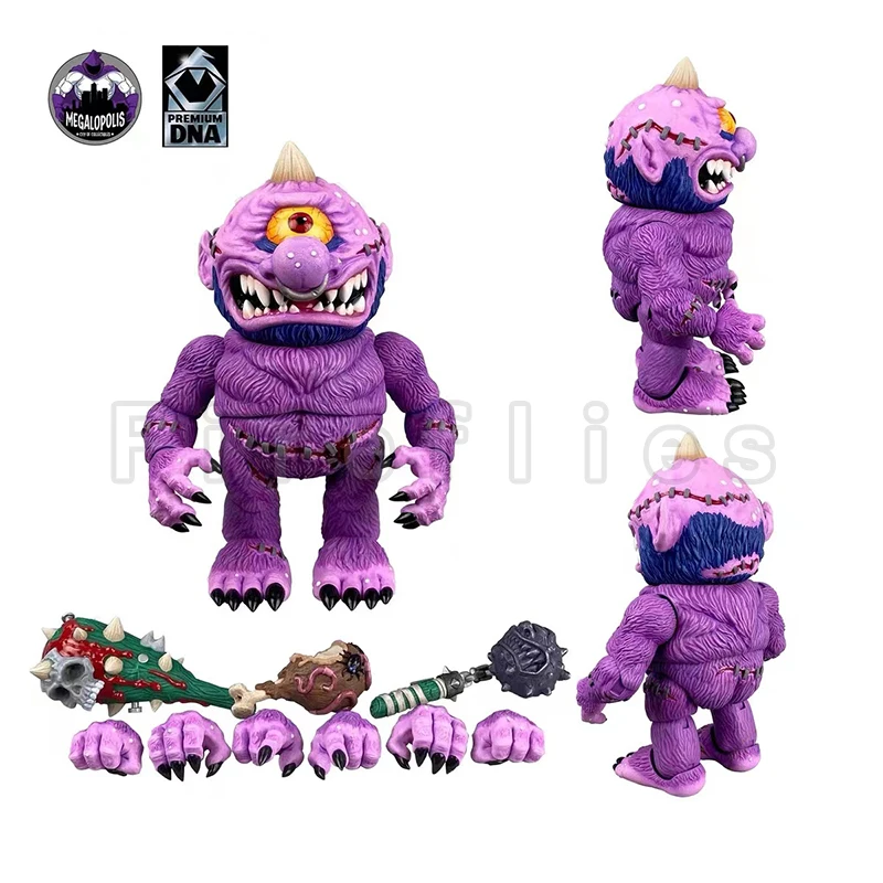 

6inches Megalopolis Premium DNA Madballs Action Figure Wave 1 Horn Head Anime Movie Model For Gift Free Shipping