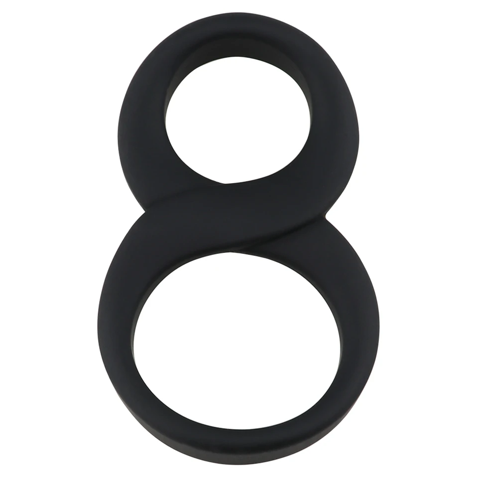 Male-Double-rings-Fine-Delay-ejaculation-men-Cock-rings-sex-toy-for-men-crystal-Thimbler-penis