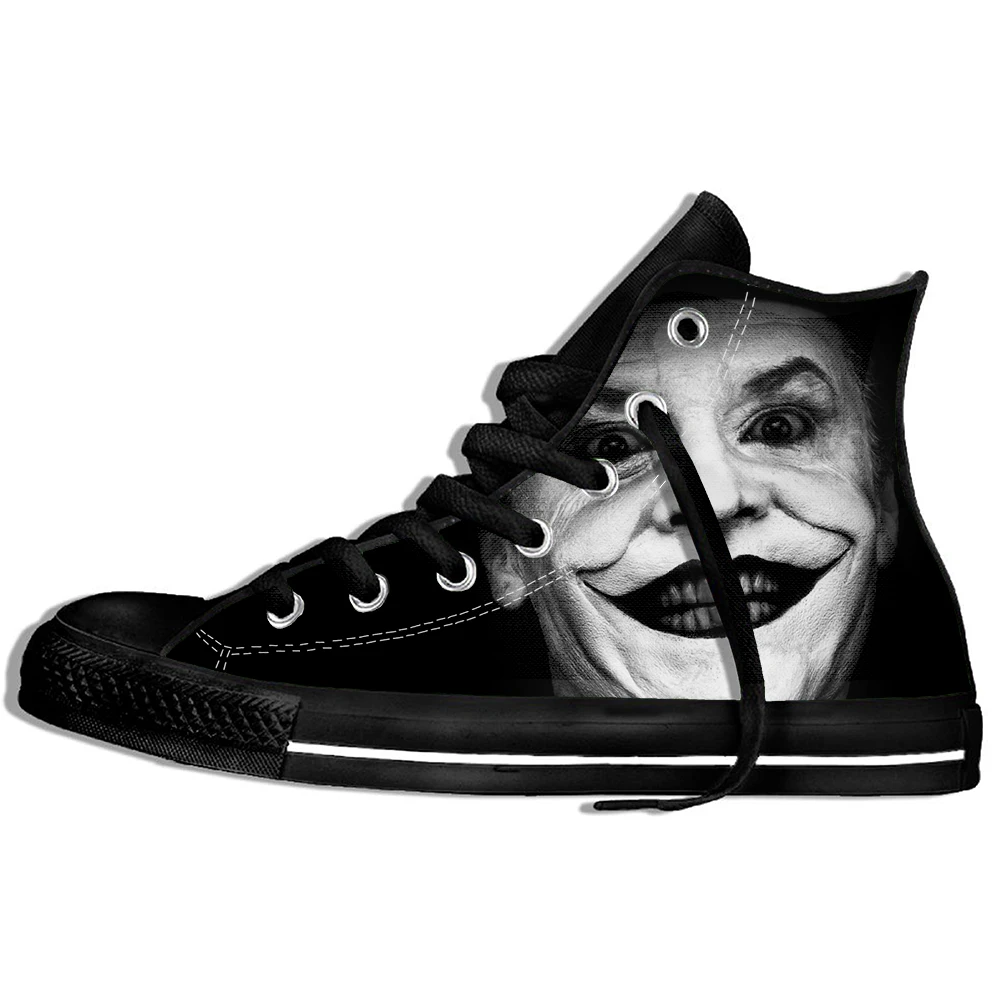 DIY Кроссовки с принтом на заказ Jack Nicholson Joker; крутые мужские парусиновые дышащие кроссовки унисекс для прогулок на плоской подошве; Zapatos De Mujer - Цвет: DIY