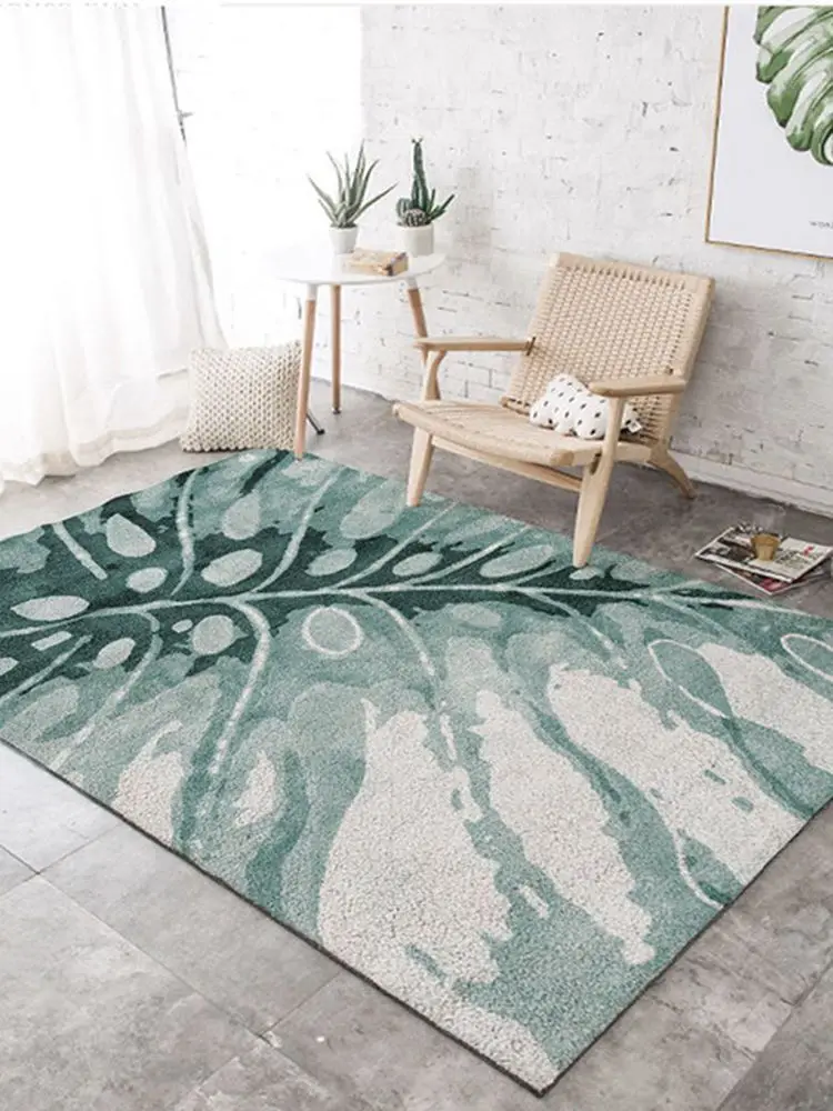 

Nordic carpet living room tea table mat modern simple Bedroom Sofa lovely bedside mattress full of household mattress