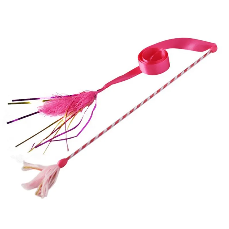 Красочные забавные кошачья Дразнилка игрушки для кошек игрушечный колокольчик кольцо домашних животных приманкой игрушки H1. X - Цвет: P3