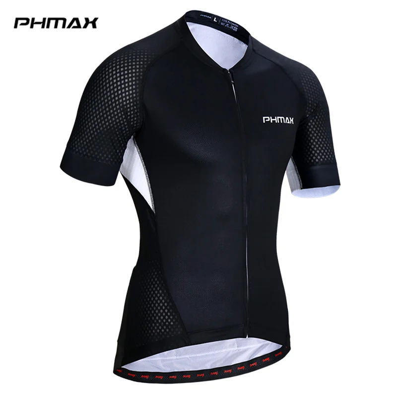black PHMAX Pro велосипедная майка 5 цветов летняя одежда для горного велосипеда одежда для велоспорта Одежда для велоспорта Ropa Maillot Ciclismo для мужчин и женщин - Цвет: black