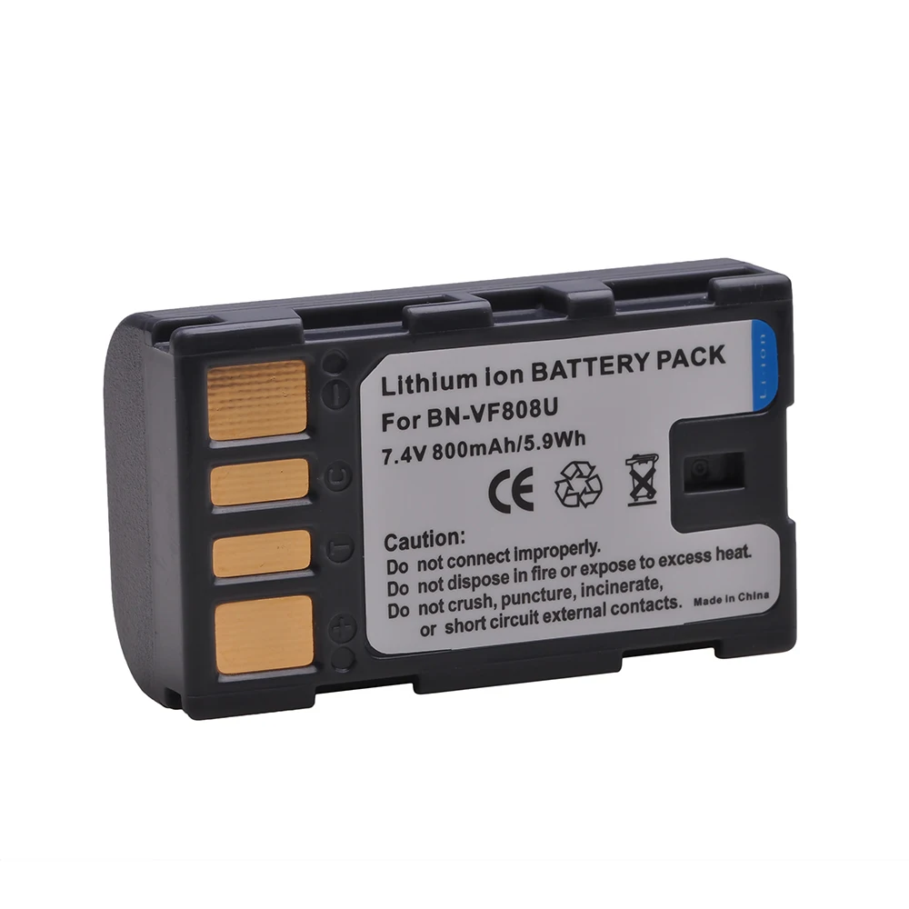 Batteria + Caricabatteria Per Videocamera JVC | BN-VF808 E DC36E | Compatibile Con Modelli GZ-MG E GR-D - Foto 8