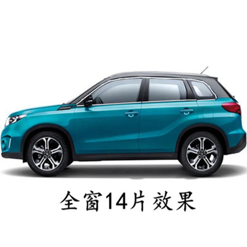 304 нержавеющая сталь декоративная планка оконных наличников окон для Suzuki Vitara стайлинга автомобилей