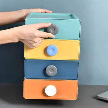 

1pc Desktop Storage Box Cosmetics Storage Box Drawer Type Storage Box for Home