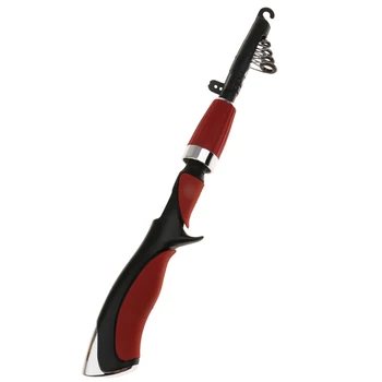 

1.4m Lightweight Mini Telescopic Sea Saltwater Spinning Fishing Travel Fishing Rod Pole Tackles