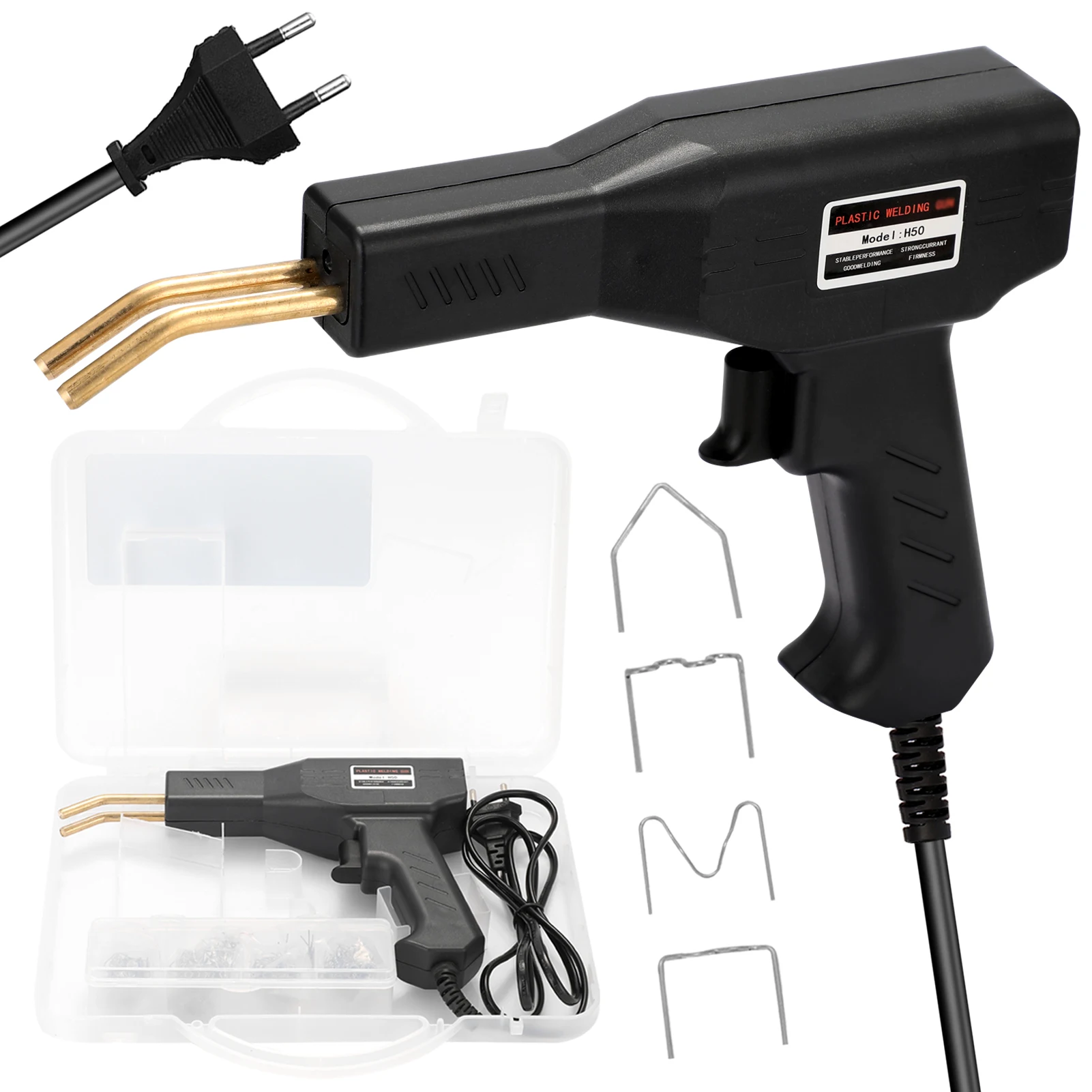 

Handy Professional Plastics Welders Garage Tools Staple PVC Hot Staplers Machine Car Bumper Repairing Stapler Welding Tool