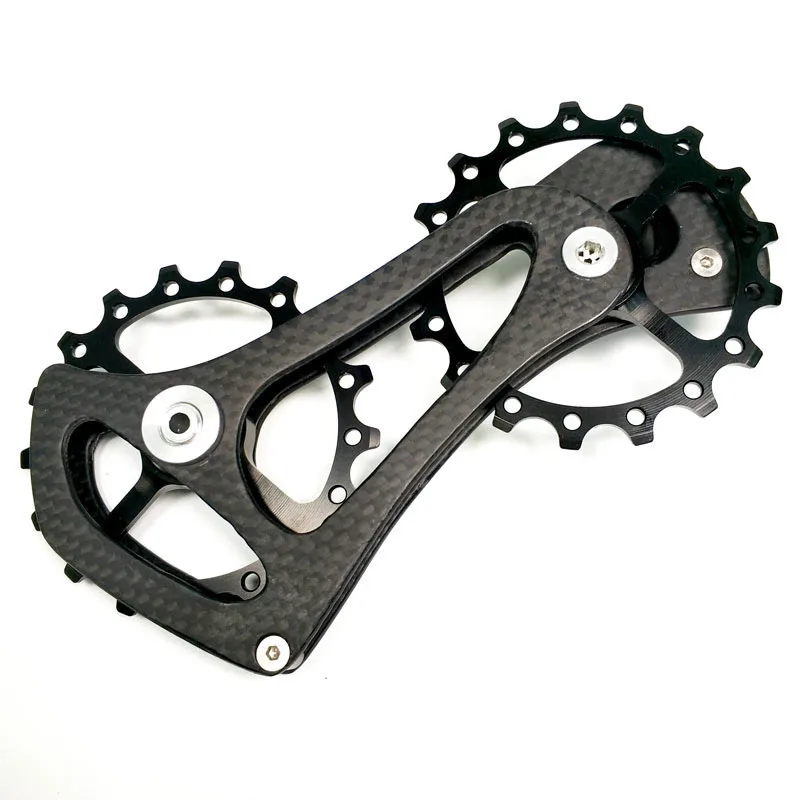 17t Bike Bicycle Rear Derailleurs Guide Wheel Carbon Rear Derailleurs