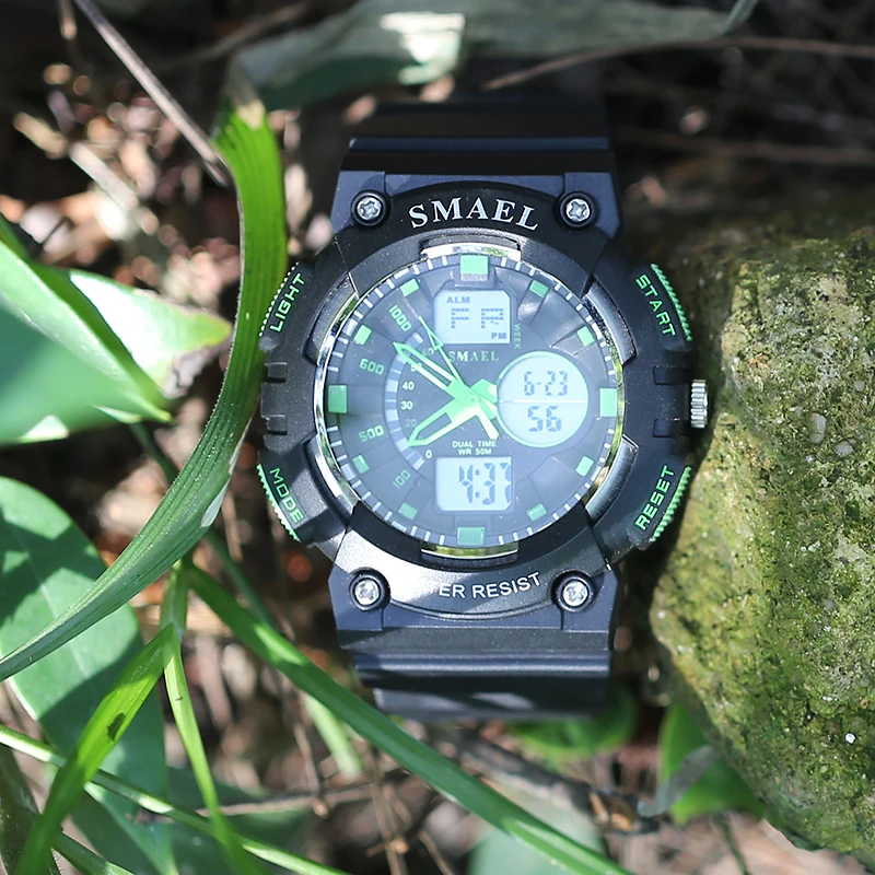 Лидирующий бренд Мужские часы наружные спортивные электронные часы мужские военные часы мужские G стиль наручные часы, кварцевые часы Двойные часы