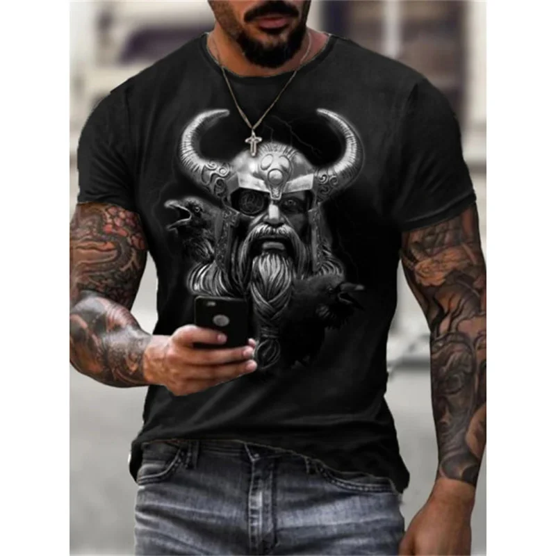 New Summer Man T-shirt Short Sleeve 3D Print 2021 Men's T Shirt Fashion Male Casual Streetwear Fashion Retro Oversiezed T Shirt