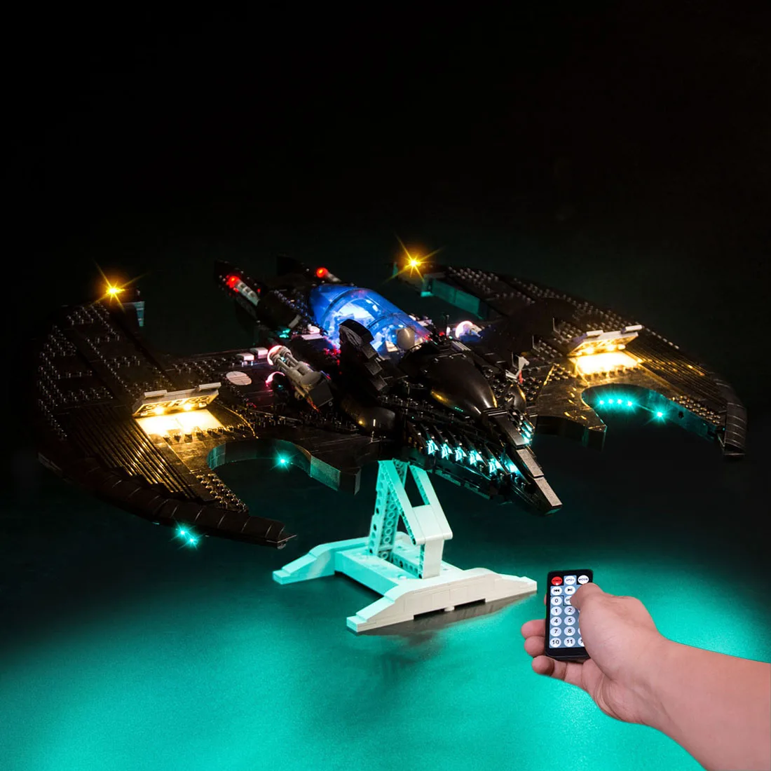 

8CH Remote Control LED Lighting Kit for 1989 Batwing 76161 (LED Included Only, No Kit) - 5 types