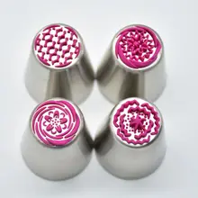 12 шт./компл. 12 шт./компл. российский большой советы по украшению глазурью набор для выпечки цветка тюльпана Кондитерские насадки для Fondant(сахарная) торты выпечки набор