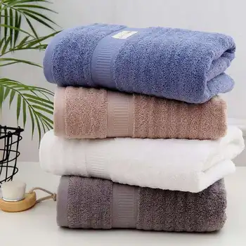 

Bath Towel Manufacturers Direct Selling Wavy Lines Long & Short Fabric Siro Spinning Pure Cotton Gift Beach Towel Processing Cus