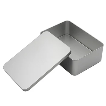 

Star Packaging Square Shape Small Metal Tin Boxes Custom Embossed Tin Box