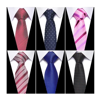 

4 pcs one lot Accessories Necktie High Quality 8cm Men's Ties for Suit Business Wedding Casual Black Red Pink tie Silver Blue