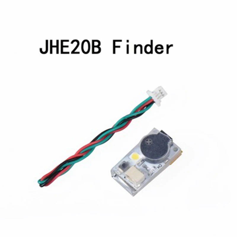 JHE20B Finder Buzzer 100 дБ децибел Автоматическая сигнализация высокая яркость светодиодный светильник с аккумулятором Seeker для FPV Racing Drone управление полетом