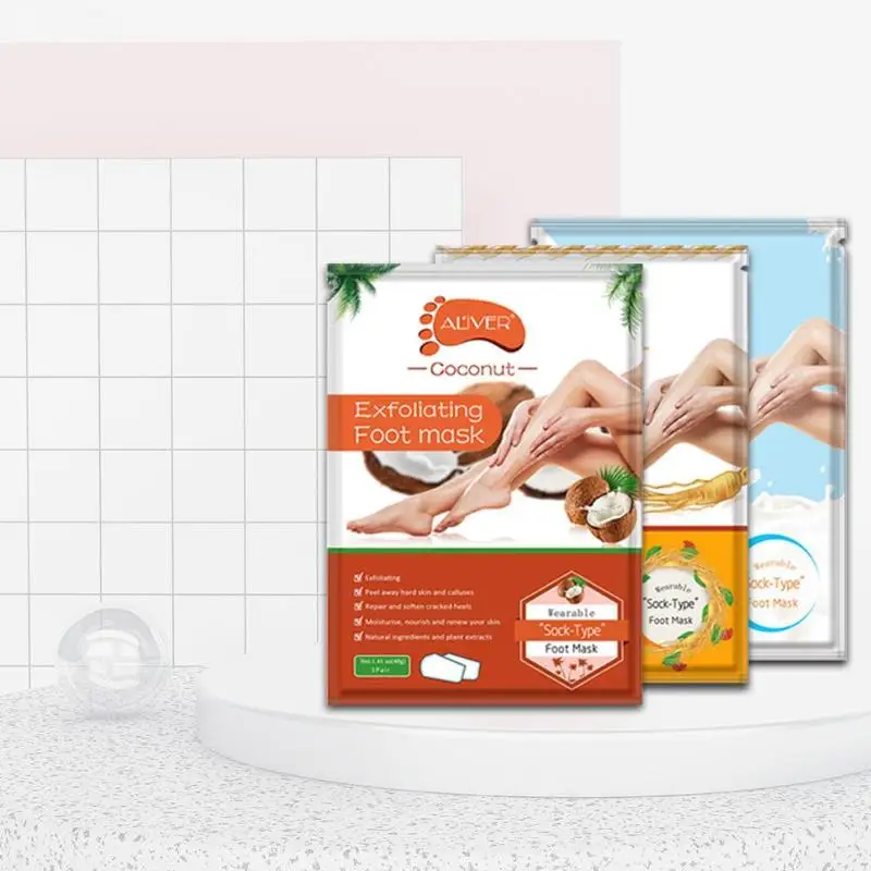 1 пара Отшелушивание ног маска для педикюра кутикулы удаляет омертвевшую кожу
