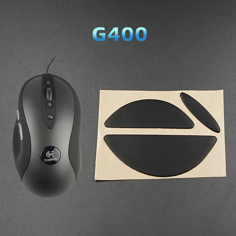 2 Jeux De Patins De Rechange Pour Souris Logitech G500 & G500S - Épaisseur 0,6 Mm, Noir - Glisse Fluide, Auto-adhésif