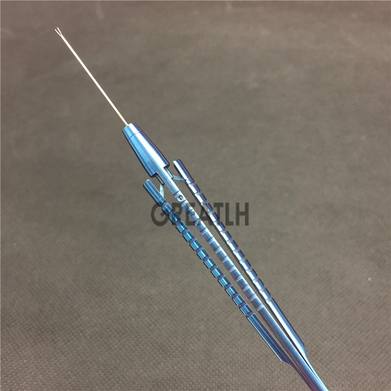 

23G Opththalmic anterior sagment surgies Titanium Capsulorhexis Forcep Virtreo-Retinal Instruments