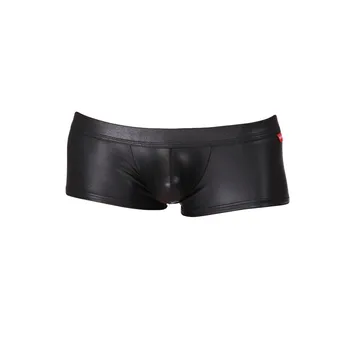 

JAYCOSIN Men's underwear Imitation Leather Men's Sexy Underpants Imitation Leather Lacquer Pants Sexy Underwear high quality