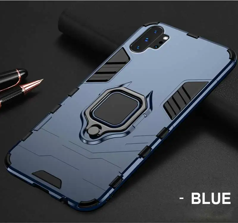 Роскошный бронированный Магнитный противоударный чехол для samsung Galaxy S8 S9 S10 Plus S10e Note 8 9 A70 A30 A80 силиконовый автомобильный держатель Чехол с кольцом s