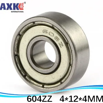 

1000pcs/lot free shipping Wholesale Double Shielded Miniature Deep Groove Ball Bearings 604ZZ 4*12*4 mm