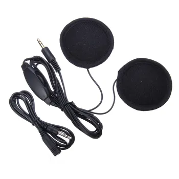 

3.5mm Motorbike Motorcycle Helmet Earphone Headset Stereo Speakers with Cable Extension For MP3 Music Device GPS Cell Phones