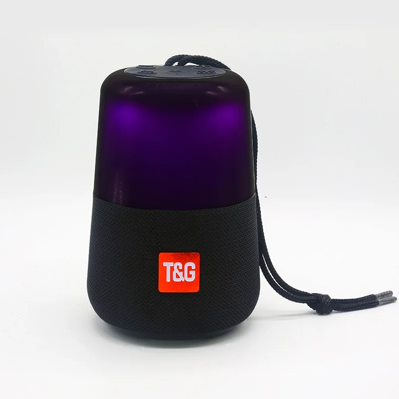 Портативный Bluetooth динамик форма лампы 5 Вт умный светодиодный светильник мини