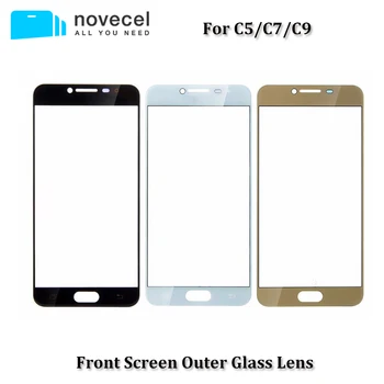 

10Pcs For Samsung Galaxy C5000 C7000 C9000 Touch Screen Panel Front Outer Glass Lens Cover Replacement