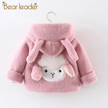 

Bear Leader Baby Girls Coats New Fashion Toddle Girl Jacket Cartoon Sheep Kids Hoodie Outfits Winter Children Jacket Outerwear