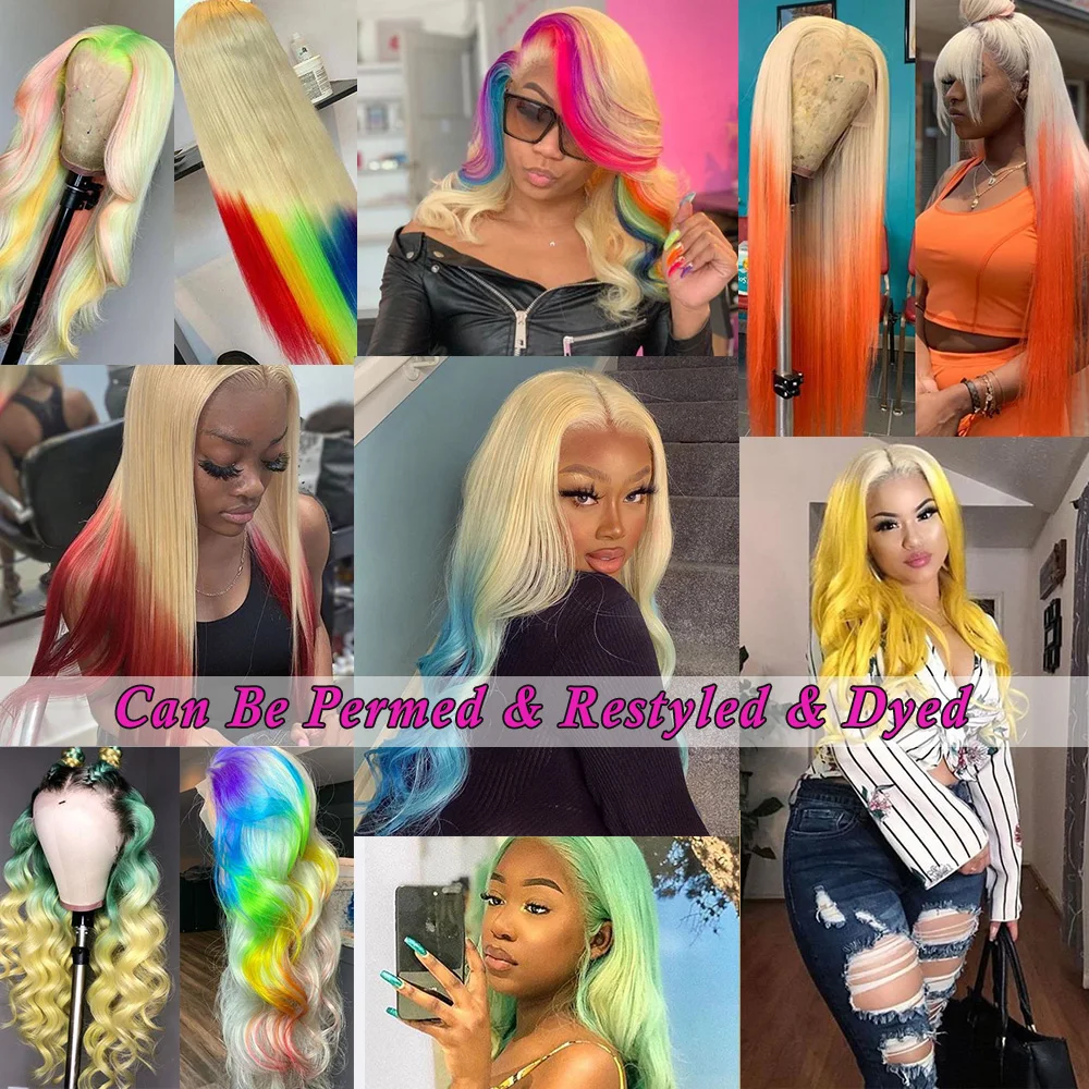 Mealid 150% Remy перуанские человеческие 613 светлые на шнуровке фронтальные волосы