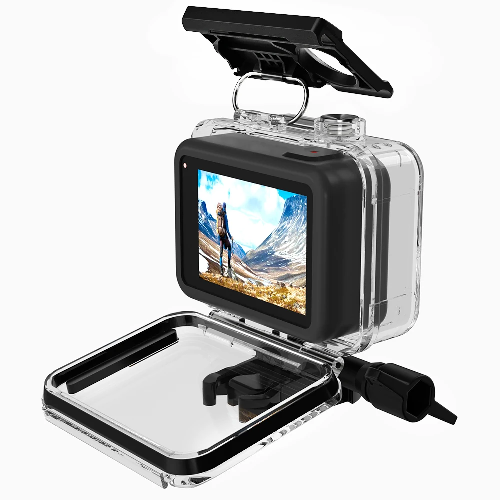 for Gopro Hero 8 Black 60M Underwater Waterproof Case Camera Diving Housing Mount for GoPro Accessory