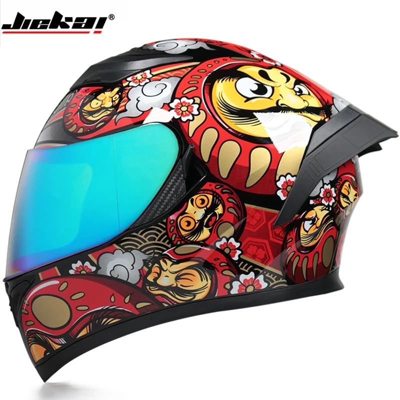 Motorcycle Helmets Safety Full Face Dual Lens Racing Helmet Strong Resistance Off Road DOT Approved | Автомобили и мотоциклы